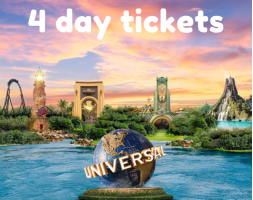 Universal 4 Day Tickets 